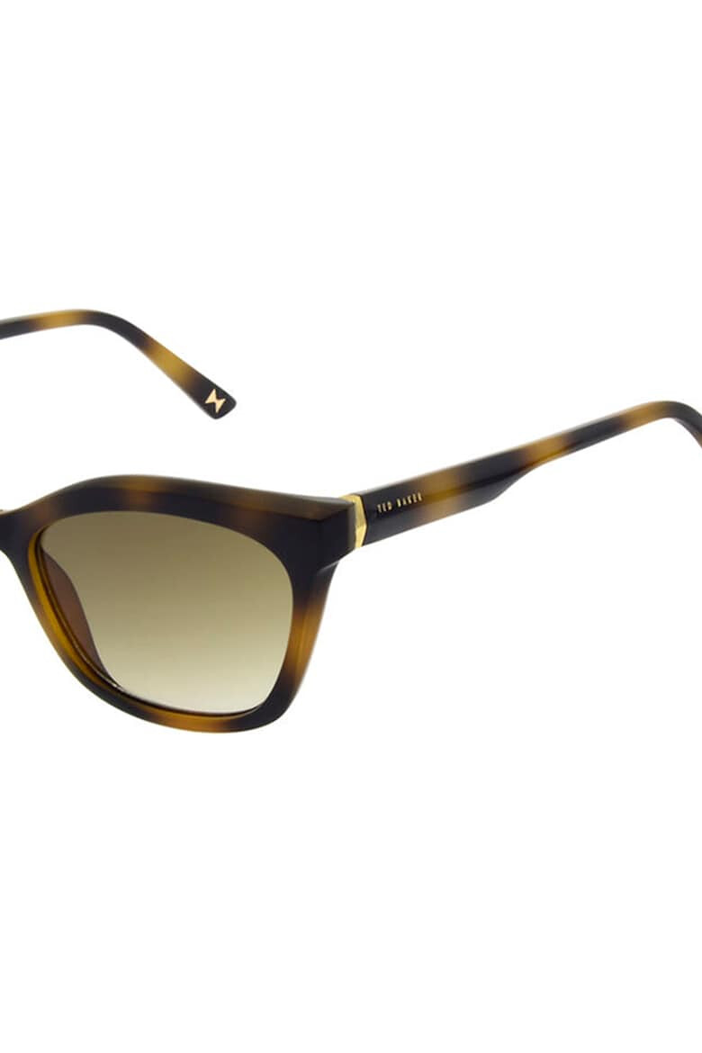 Ted Baker Слънчеви очила Cat-Eye с градиента - Черен/Каки - Pepit.bg