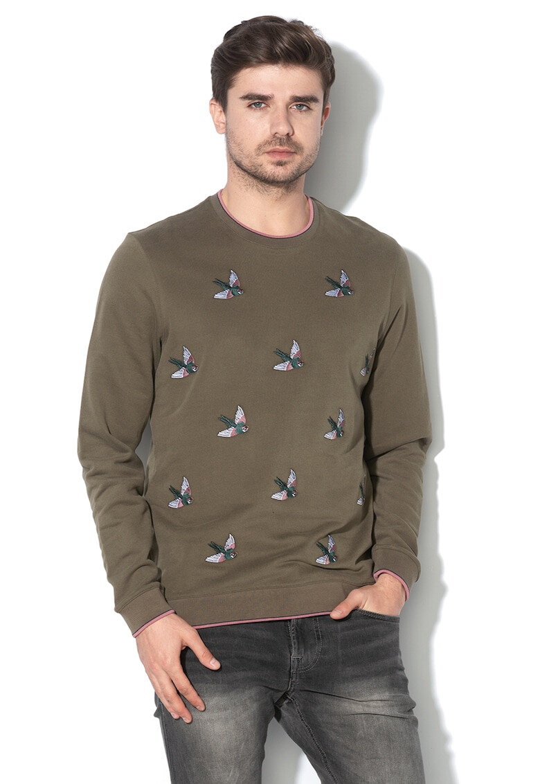 Ted Baker Суитшърт Bettsy с бродирани птици - Pepit.bg