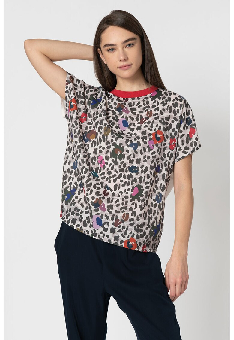 Ted Baker Тениска Byella с жарсе и шифон - Pepit.bg