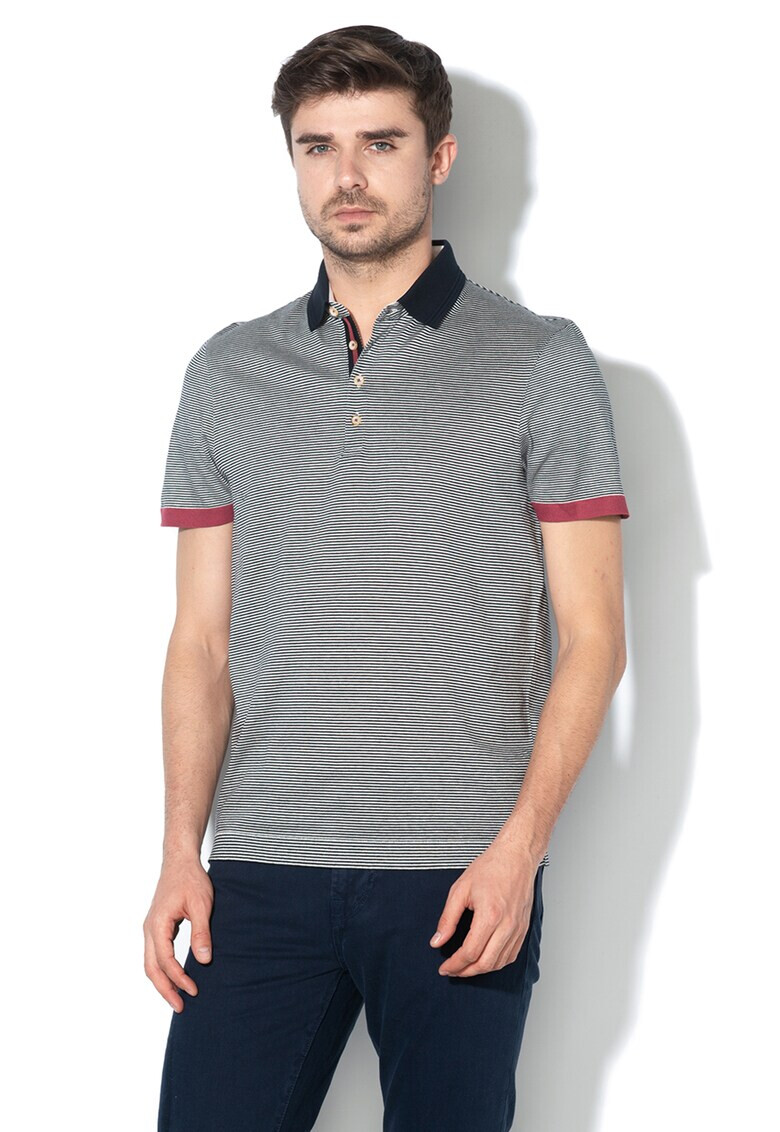 Ted Baker Тениска Delpolo с яка - Pepit.bg