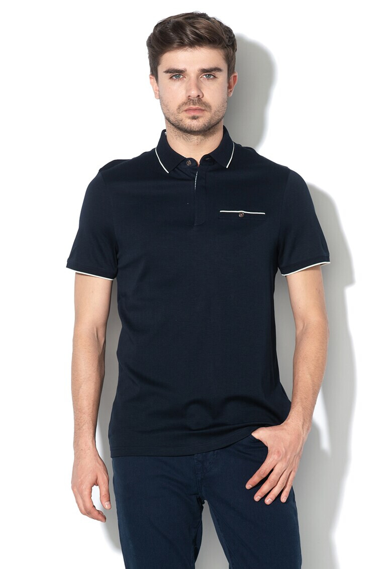 Ted Baker Тениска с яка Fincham - Pepit.bg