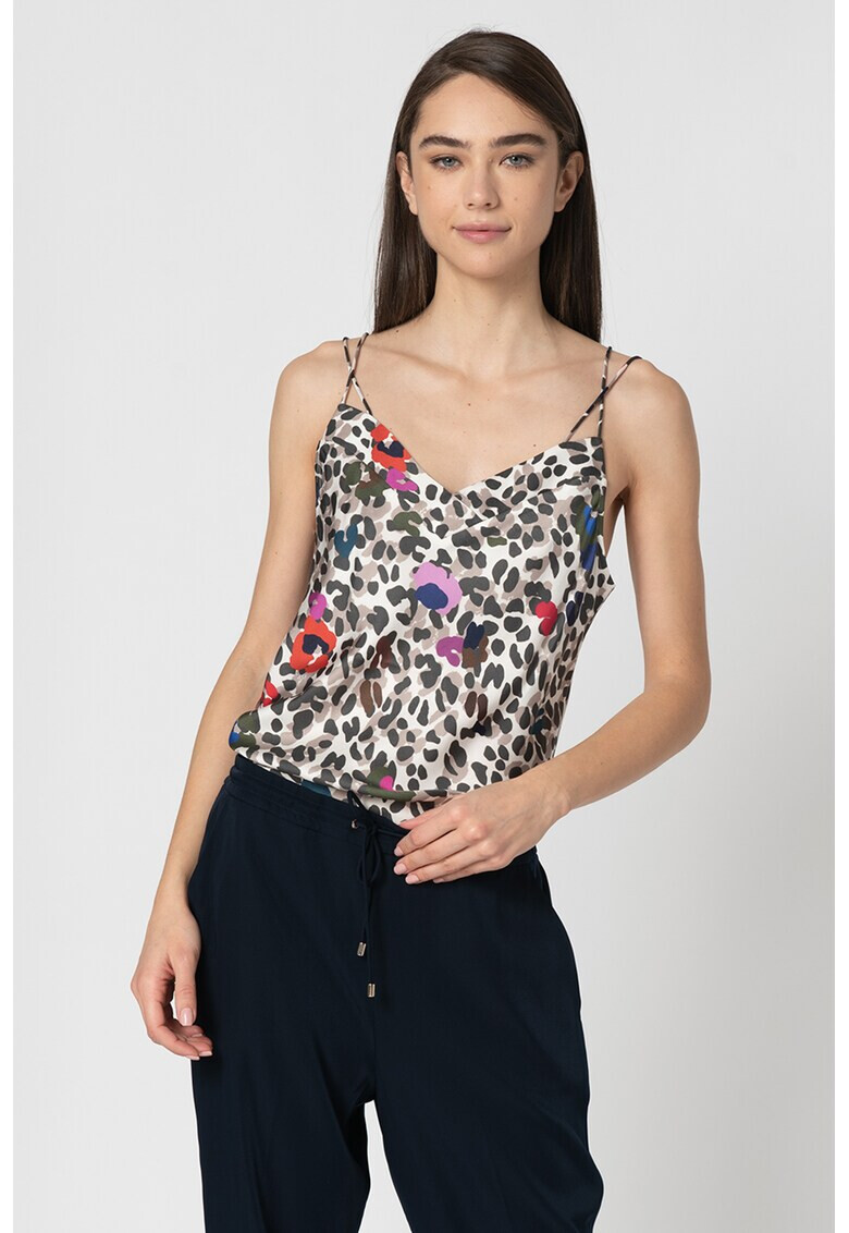 Ted Baker Топ с шпиц и животинска шарка - Pepit.bg