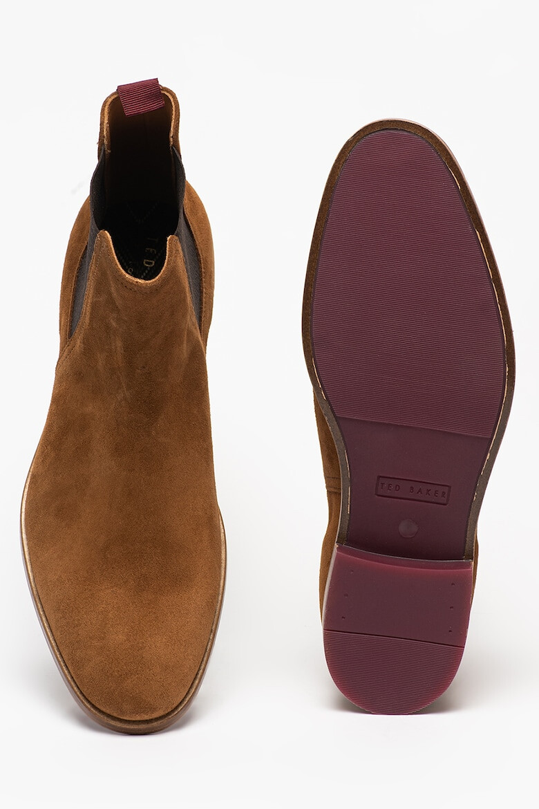 Ted Baker Велурени боти Ficus тип Chelsea - Pepit.bg