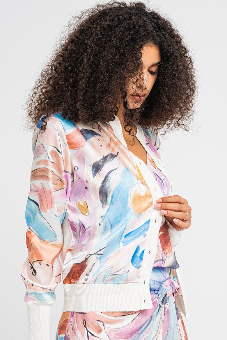 Ted Baker Жилетка с лен Ryvir с шарка - Pepit.bg