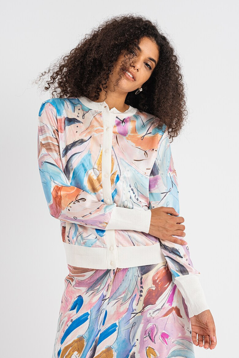 Ted Baker Жилетка с лен Ryvir с шарка - Pepit.bg