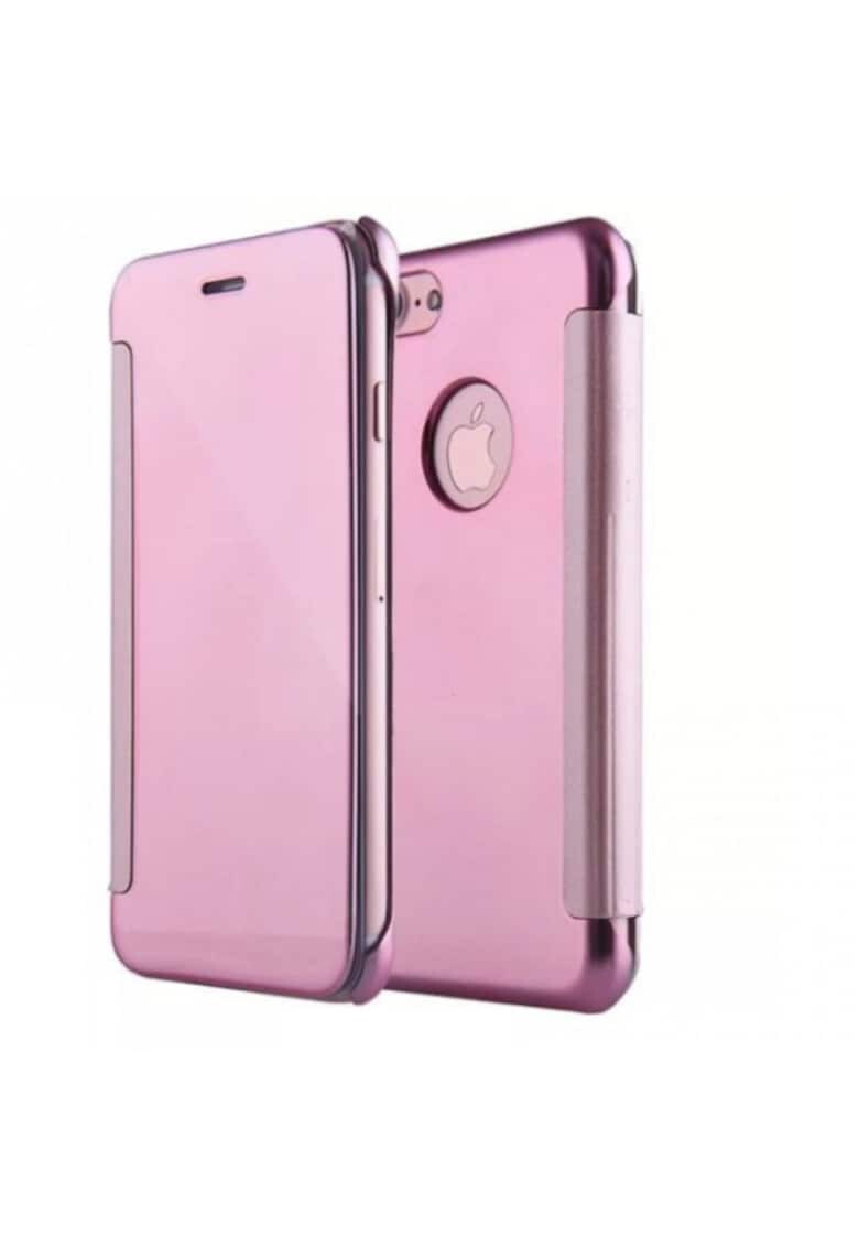 Tellur Предпазен калъф Mirror PU leather за Apple iPhone 8 / iPhone 7 Pink - Pepit.bg