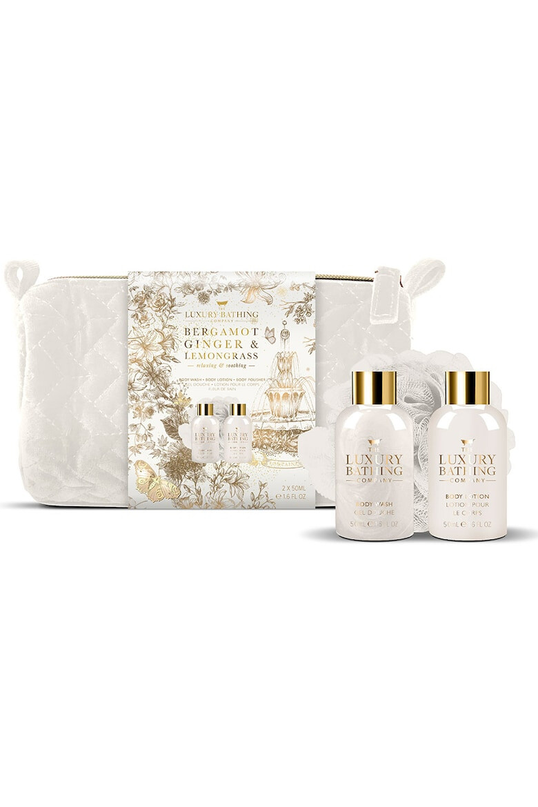 The Luxury Bathing Company Комплект Perfect Pamper Bergamot Ginger & Lemongrass 50 мл душ гел 50 мл лосион за тяло Скраб за тяло Plasuta Amintiri - Pepit.bg