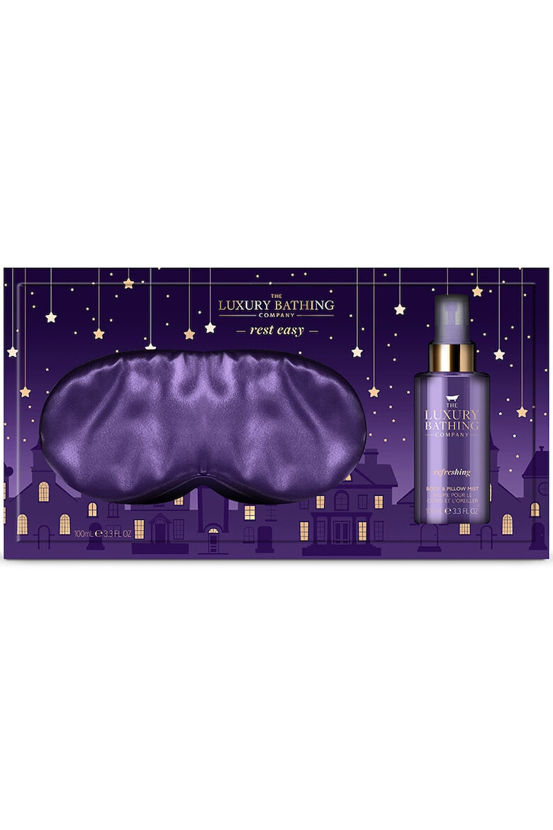 The Luxury Bathing Company Комплект Sleep Easy - Lavander - 100 мл Спрей за тяло и коса - Копринена маска за сън - Pepit.bg