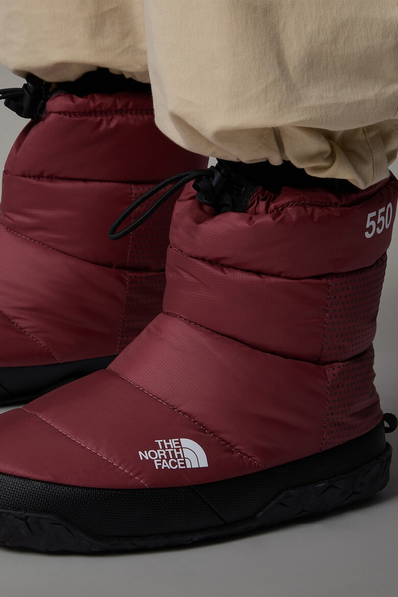 The North Face Боти с лого - Бордо/Черен - Pepit.bg