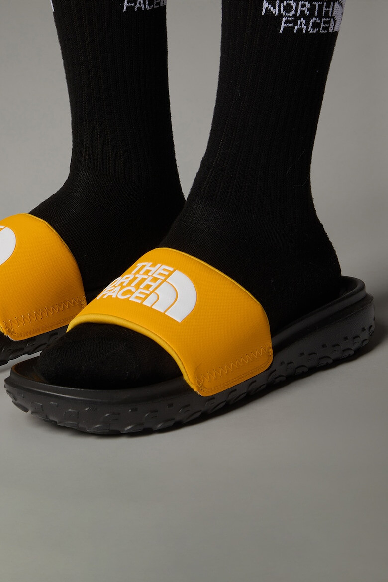The North Face Чехли Never Stop с лого - Бял/Жълт - Pepit.bg