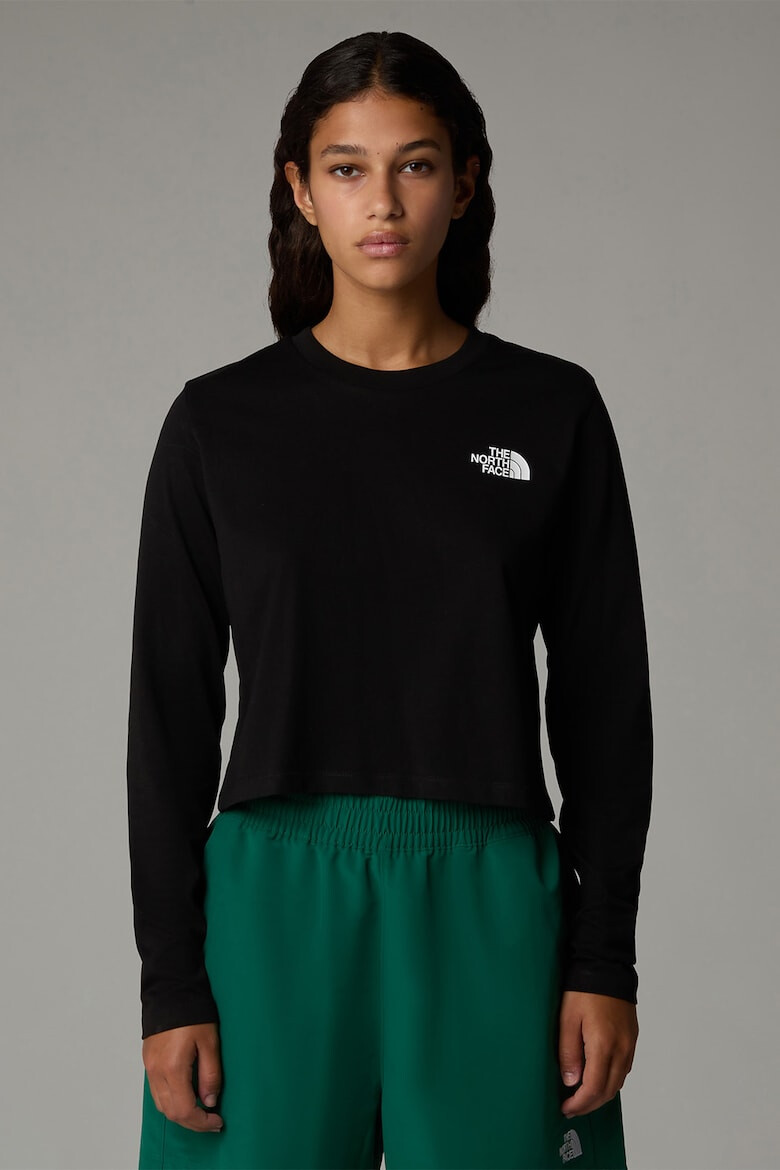 The North Face Къса блуза Simple Dome с лого - Pepit.bg