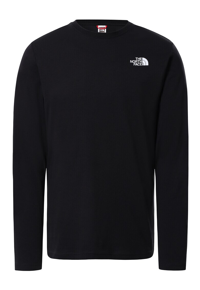 The North Face Памучна блуза с лого - Pepit.bg
