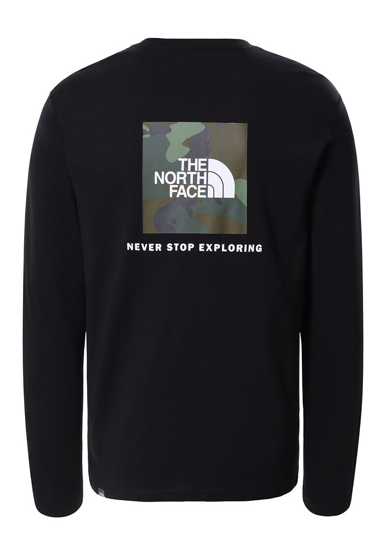 The North Face Памучна блуза с лого - Pepit.bg