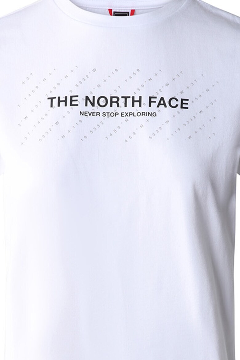 The North Face Памучна тениска с лого - Pepit.bg