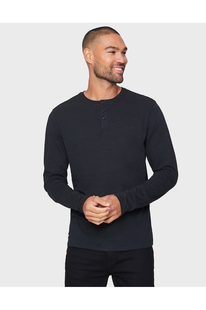 Threadbare Блуза 3407 с деколте Henley - 5 броя - Pepit.bg