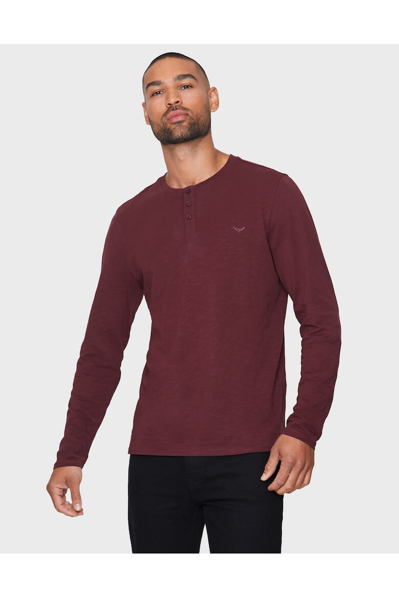 Threadbare Блуза 3407 с деколте Henley - 5 броя - Pepit.bg