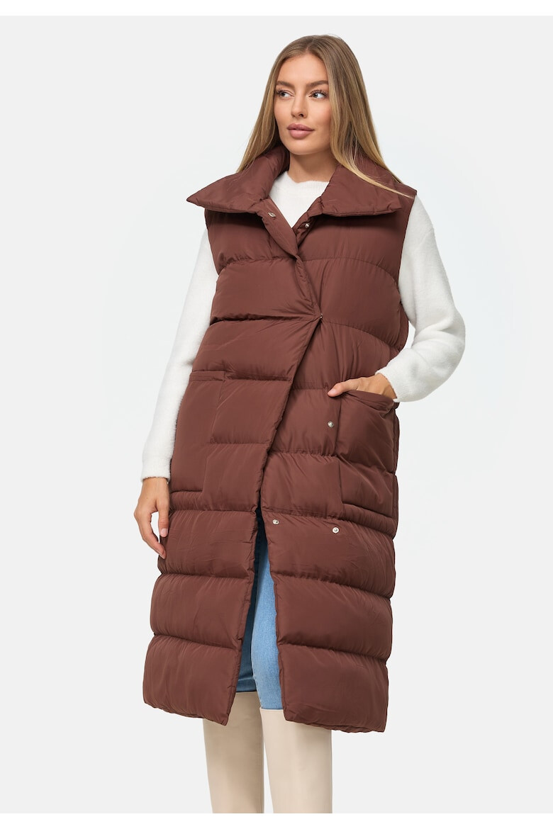 Threadbare Дълъг капитониран елек Reflex - Pepit.bg