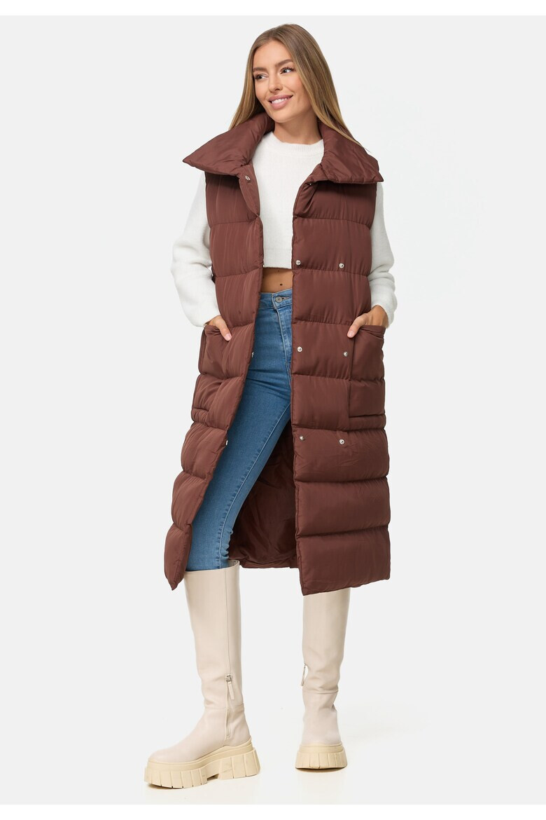 Threadbare Дълъг капитониран елек Reflex - Pepit.bg