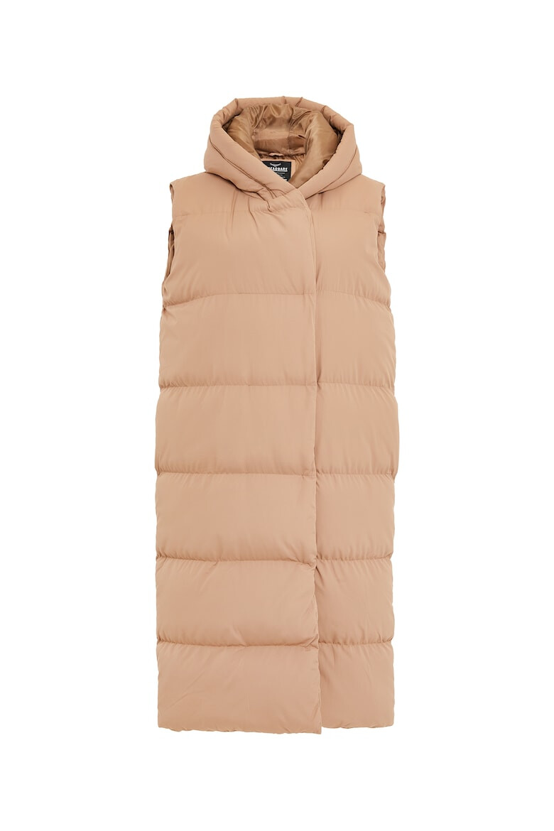 Threadbare Дълъг капитониран елек Viktoria 5117 - Pepit.bg