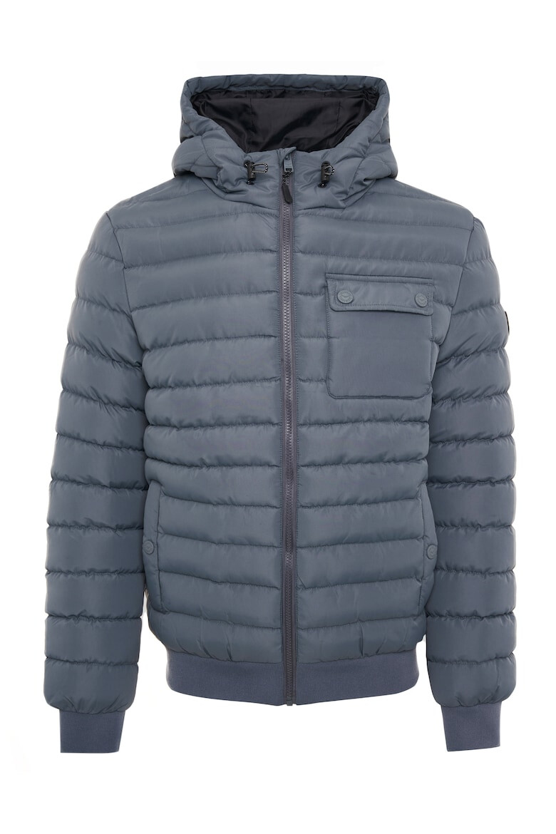 Threadbare Капитонирано яке Bescot 2231 с джобове с капаче - Въглен сиво - Pepit.bg
