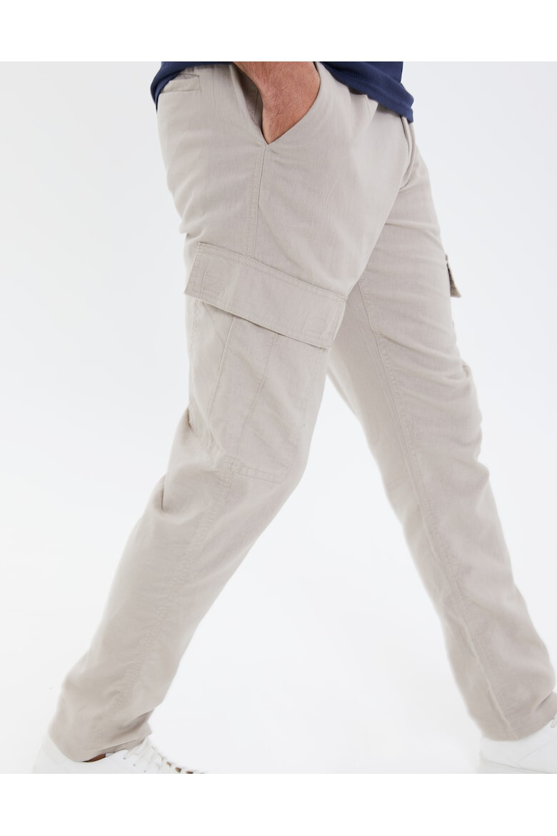 Threadbare Панталон карго Gordon 6863 с лен - Pepit.bg
