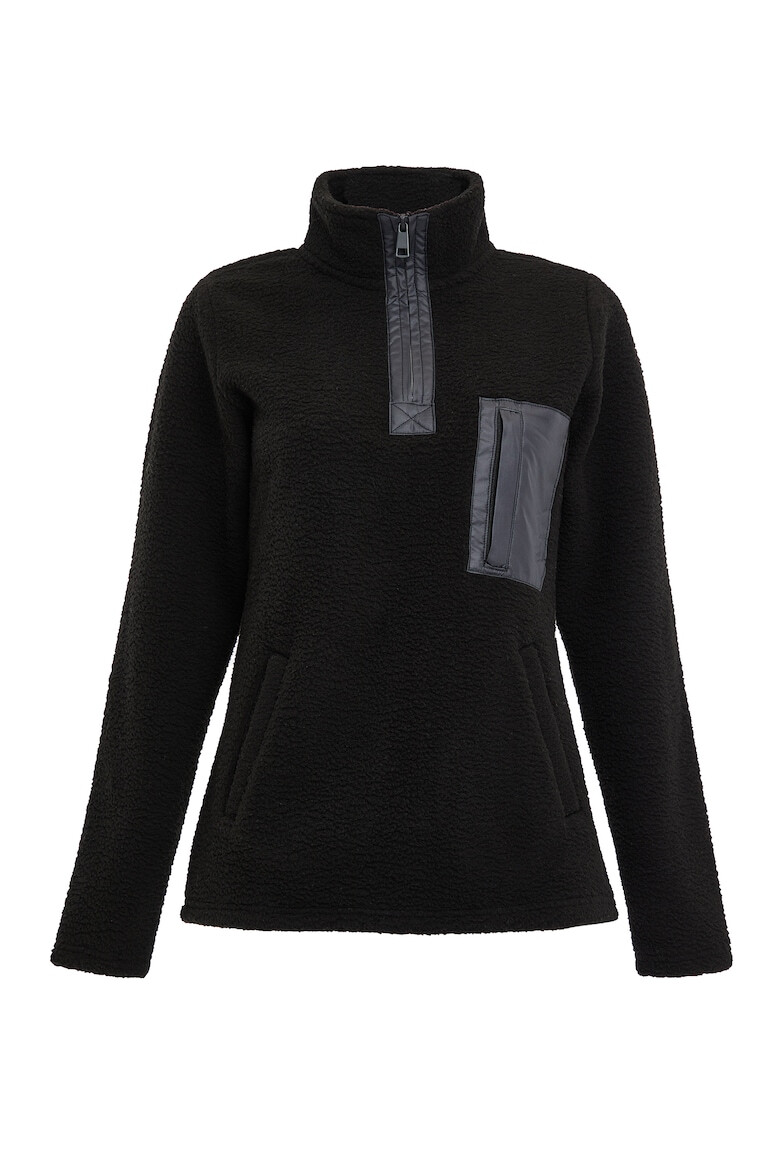 Threadbare Поларен суитшърт Pharell 6103 с къс цип - Pepit.bg