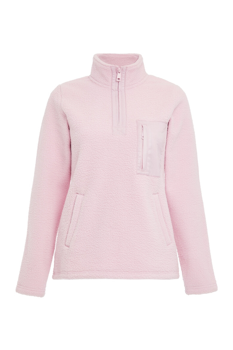 Threadbare Поларен суитшърт Pharell 6103 с къс цип - Pepit.bg
