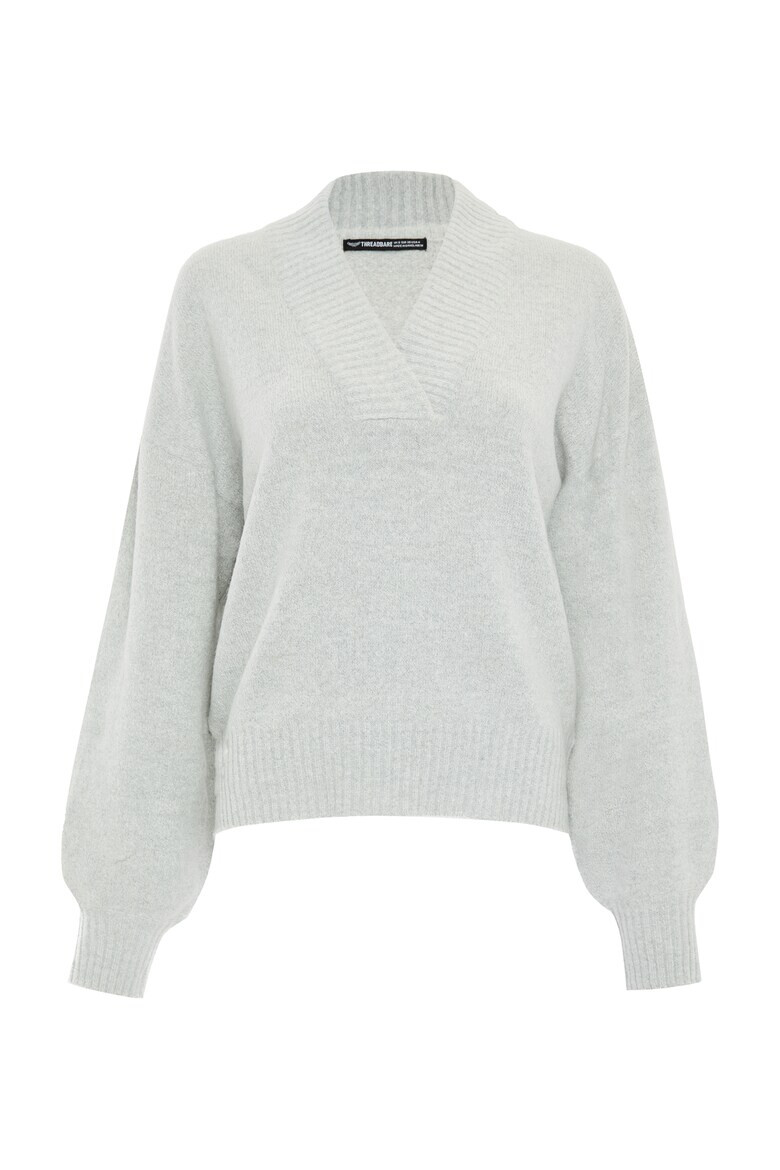Threadbare Пуловер Bloom 6163 с шпиц - Pepit.bg