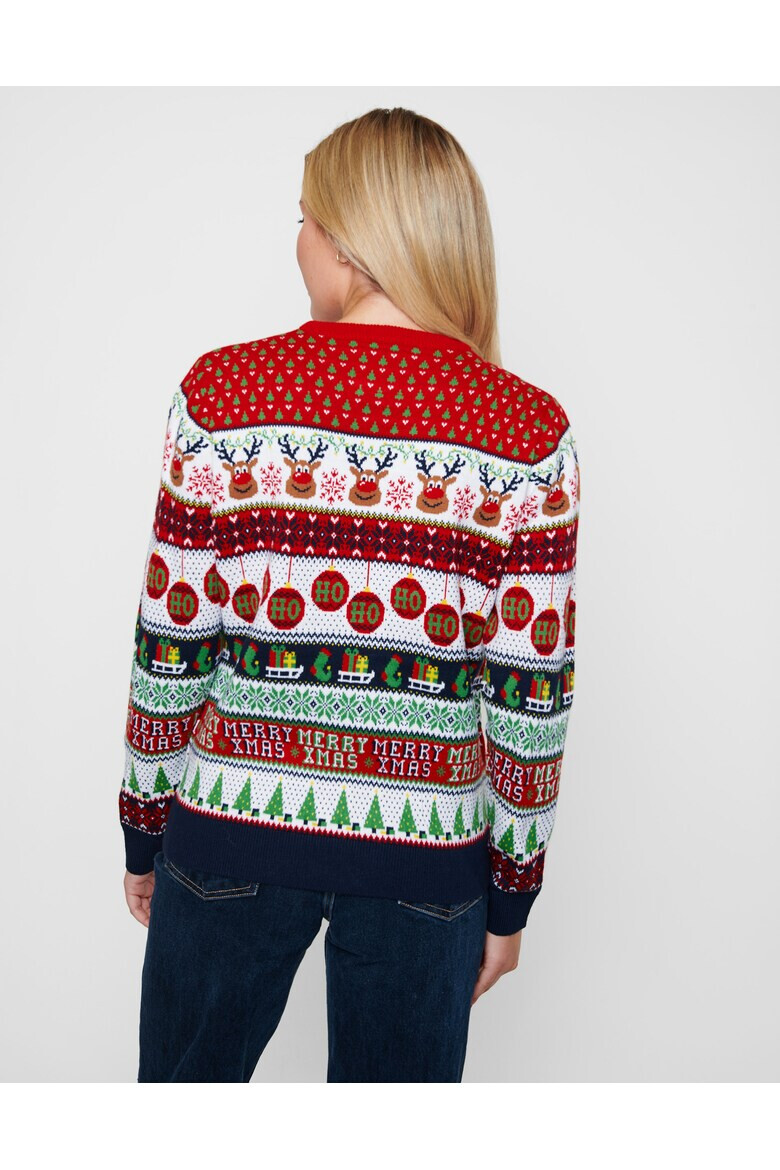 Threadbare Пуловер Reindeer 2761 с десен Christmas - Pepit.bg