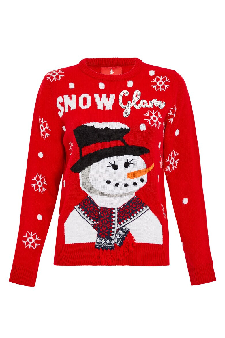 Threadbare Пуловер Snowman 2757 с десен Christmas - Pepit.bg