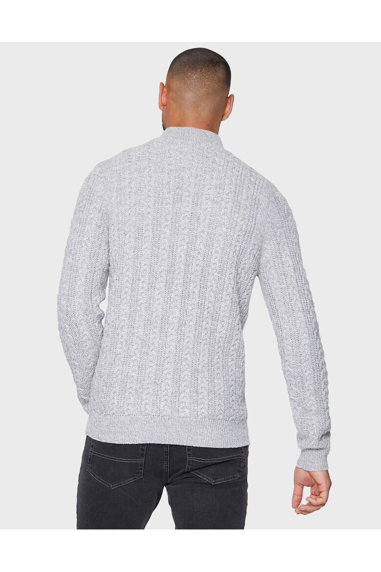 Threadbare Пуловер Troyer 2335 с къс цип - Pepit.bg