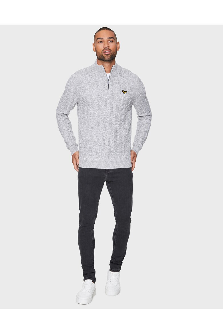 Threadbare Пуловер Troyer 2335 с къс цип - Pepit.bg