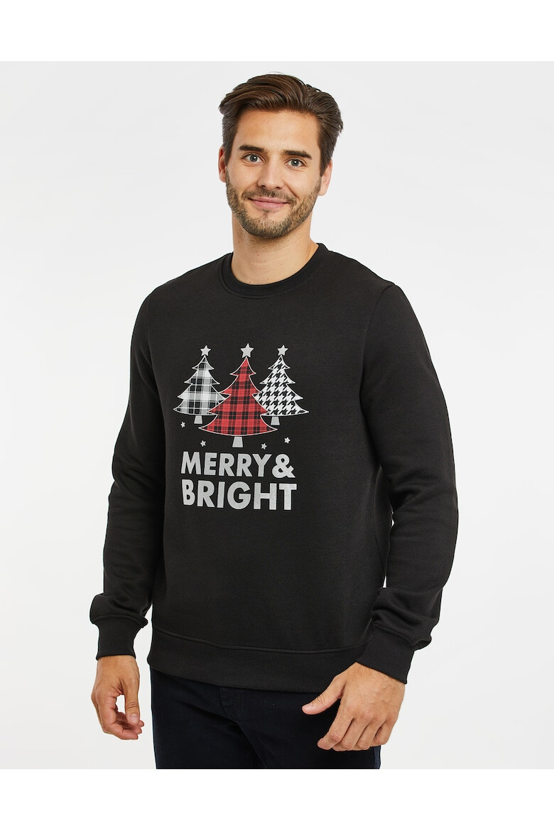 Threadbare Суитшърт Merry & Bright 5947 с коледни шарки - Pepit.bg