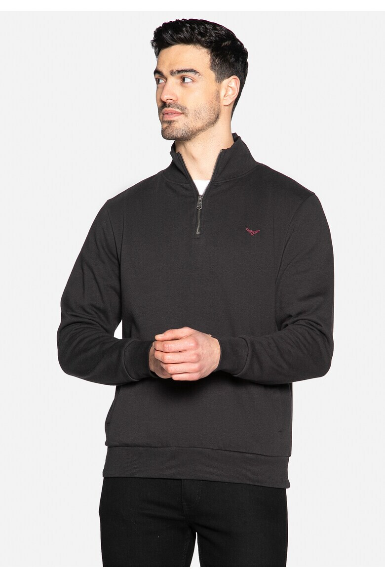 Threadbare Суитшърт Patrick 8347 с къс цип - Pepit.bg