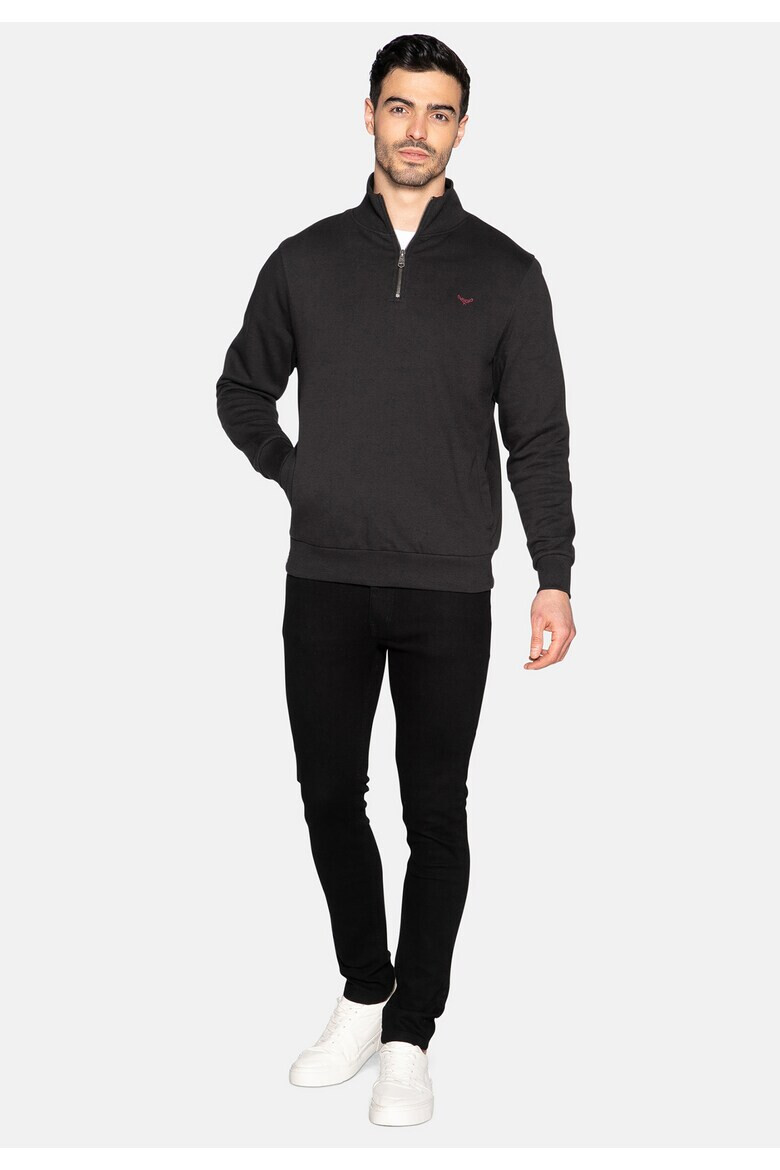Threadbare Суитшърт Patrick 8347 с къс цип - Pepit.bg