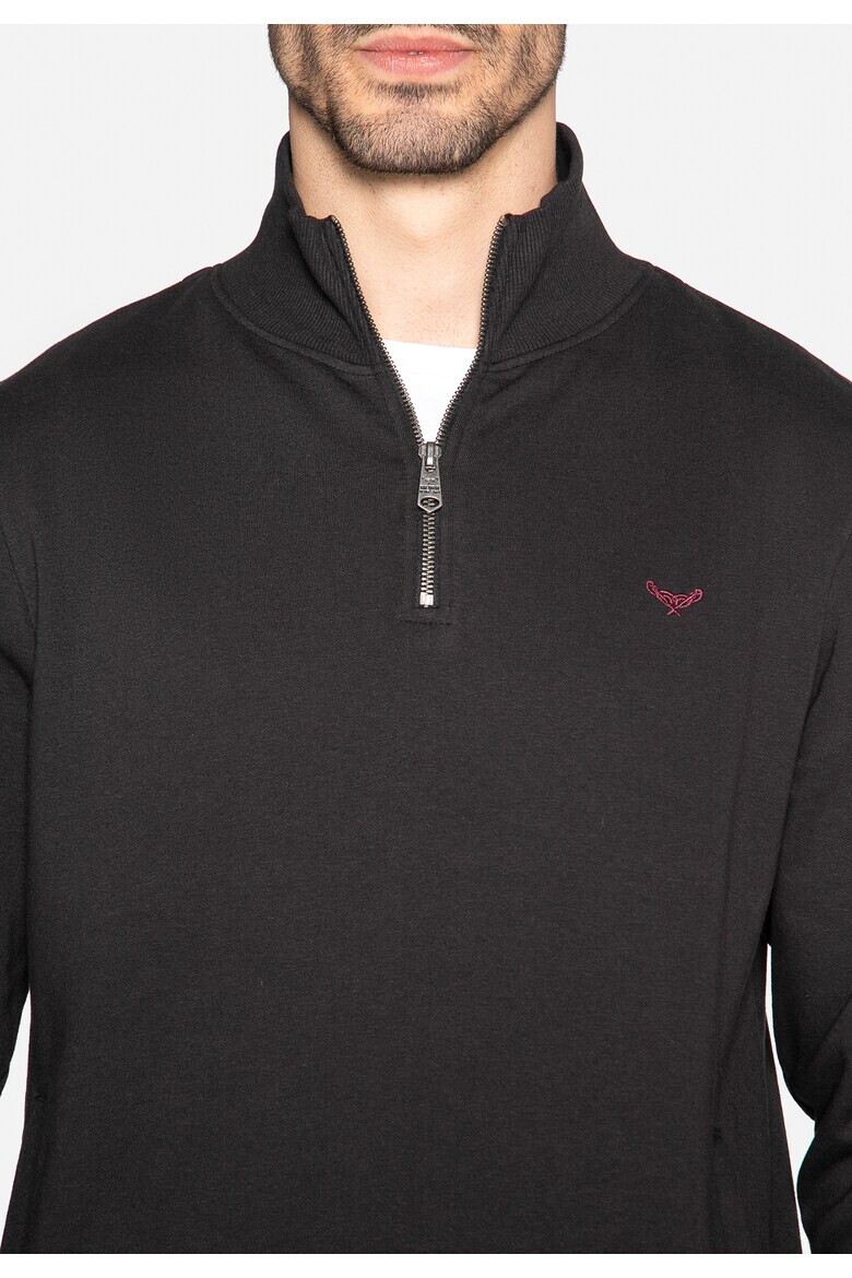 Threadbare Суитшърт Patrick 8347 с къс цип - Pepit.bg