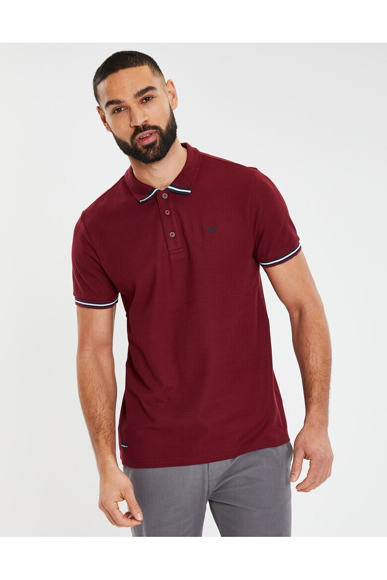 Threadbare Тениска Mayall 7151 от пике с яка - Pepit.bg