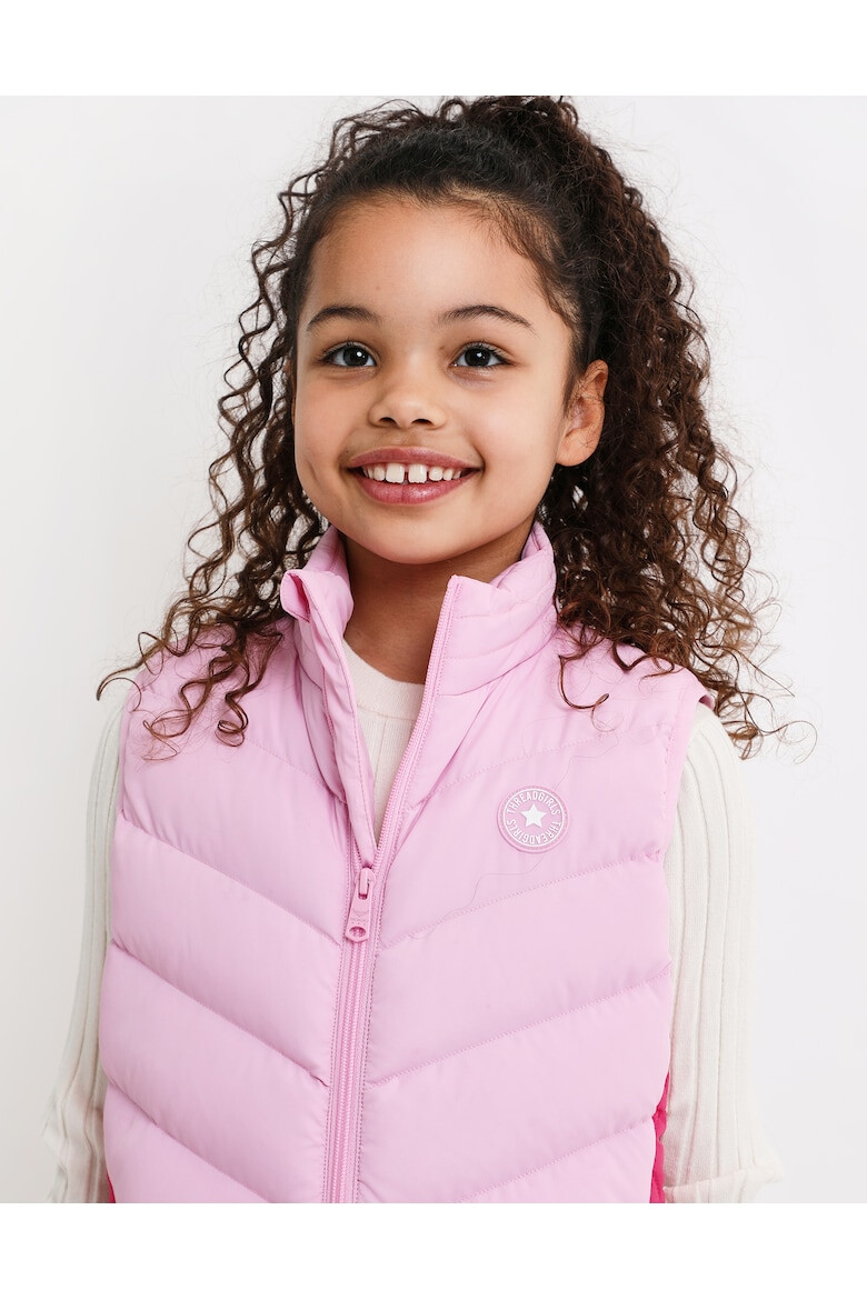 Threadgirls Капитониран елек с цип - Pepit.bg