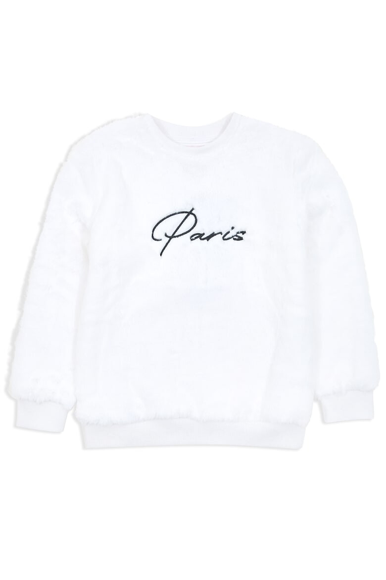 Threadgirls Плюшен суитшърт с бродиран надпис - Pepit.bg