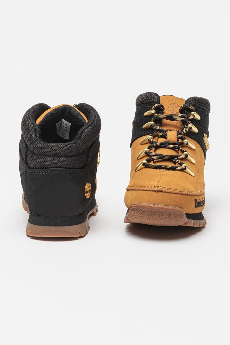 Timberland Боти Euro Sprint с връзки - Черен/Карамел - Pepit.bg