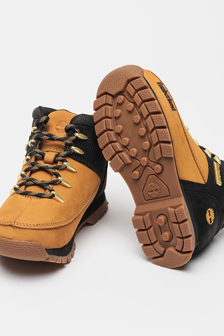 Timberland Боти Euro Sprint с връзки - Черен/Карамел - Pepit.bg
