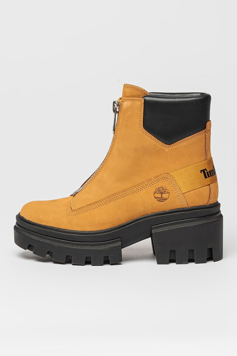 Timberland Боти Everleigh от набук с текстил - Pepit.bg
