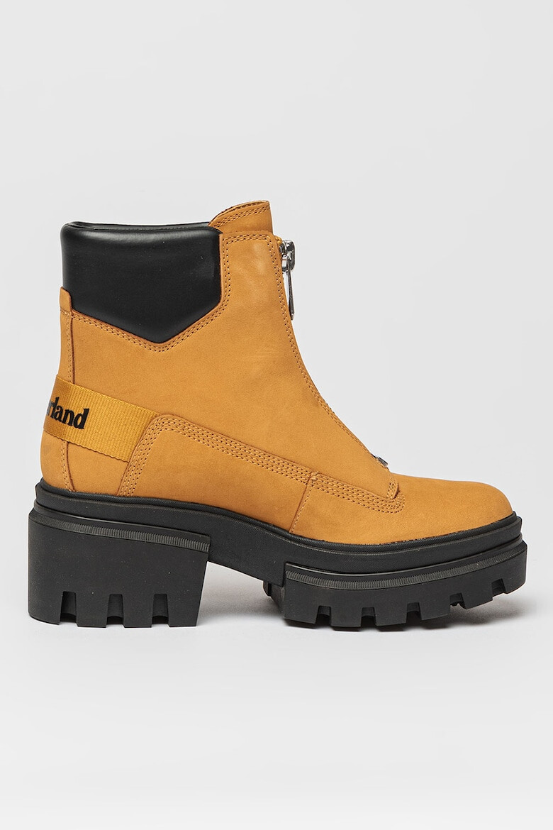 Timberland Боти Everleigh от набук с текстил - Pepit.bg