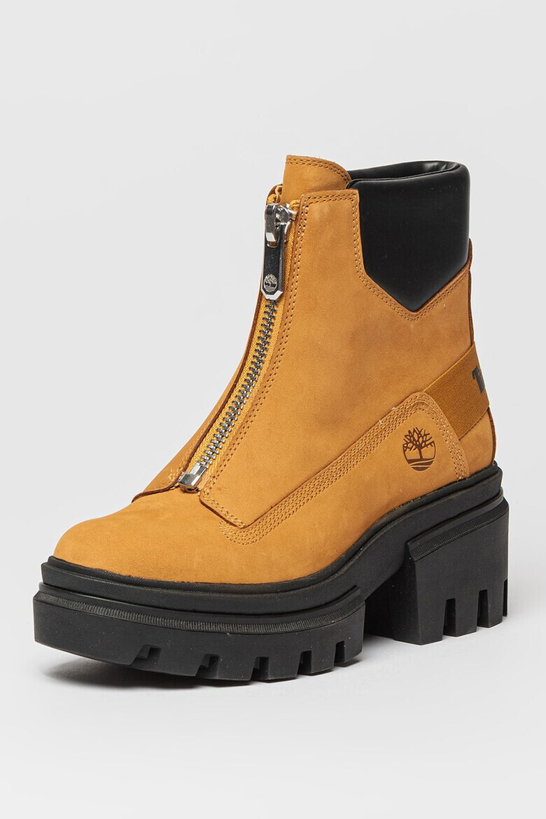 Timberland Боти Everleigh от набук с текстил - Pepit.bg