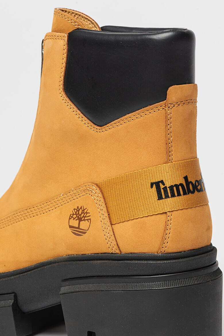 Timberland Боти Everleigh от набук с текстил - Pepit.bg