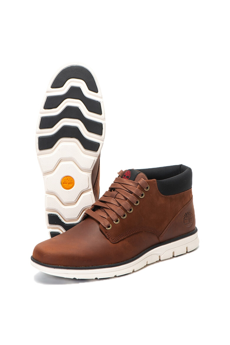 Timberland Боти от набук - Златист/Черен/Карамел - Pepit.bg