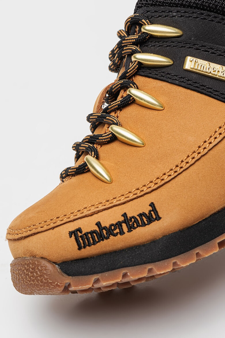 Timberland Боти от набук - Златист/Черен/Карамел - Pepit.bg