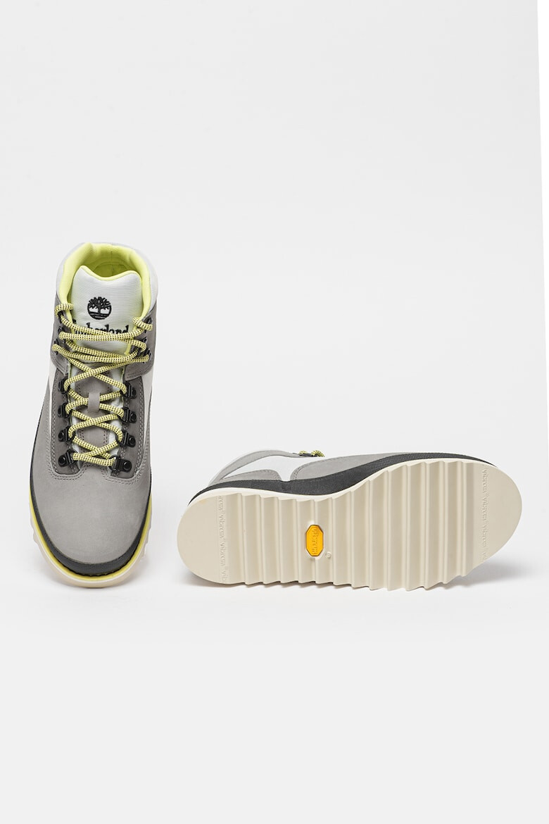 Timberland Боти Vibram Hiker с връзки - Пепеляво сиво - Pepit.bg