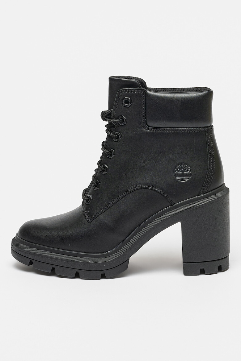 Timberland Кожени боти Allington Heights с масивен ток - Pepit.bg