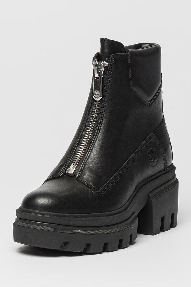 Timberland Кожени боти Everleigh с текстил - Pepit.bg